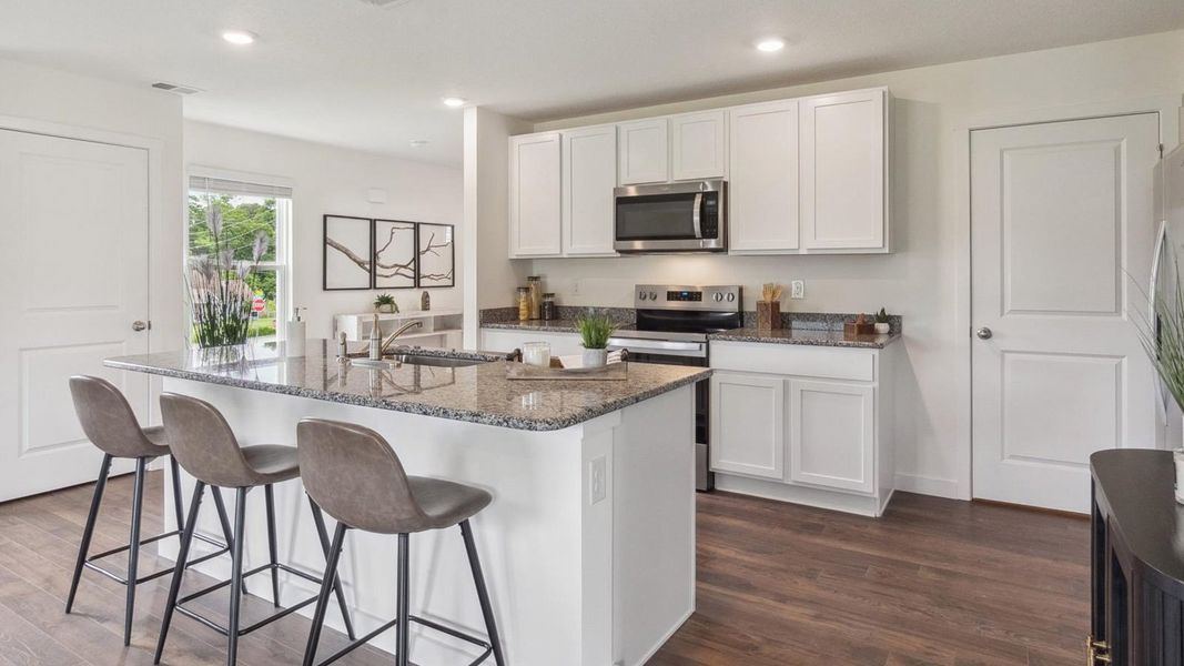 Furnished interior in a model home at Belhaven in Knoxville (Image 6). Furnished interior in a model home at Belhaven in Knoxville (Image 6).