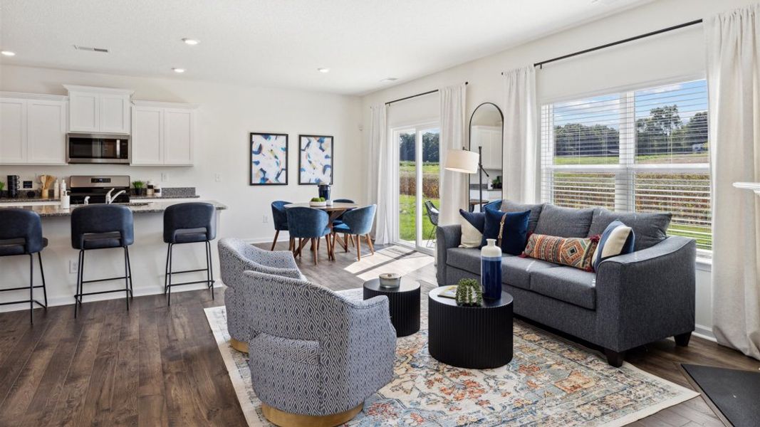 Furnished interior in a model home at Best Farms in Maryville (Image 8). Furnished interior in a model home at Best Farms in Maryville (Image 8).