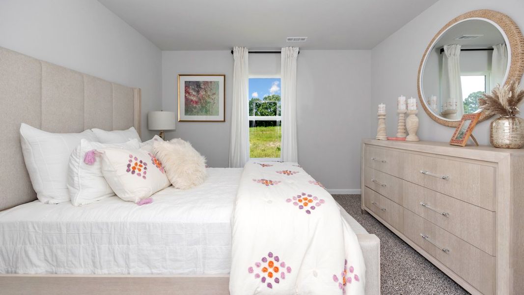 Furnished interior in a model home at Bailey Park in Fayetteville (Image 39).