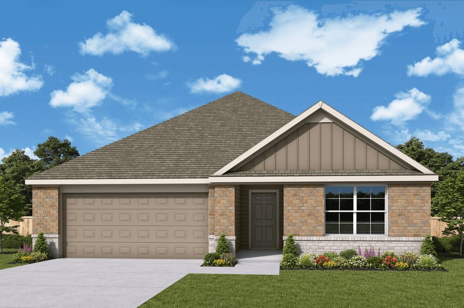 Front exterior of a home in the Clearview Ranch community, located in Royse City, TX (Image 8).