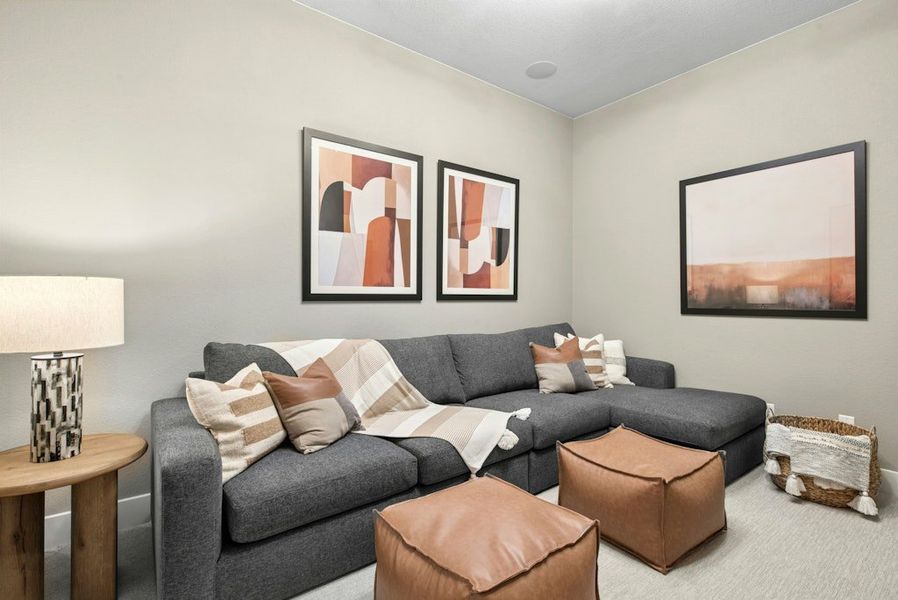 Furnished interior in a model home at Leander Estates in Leander (Image 15).