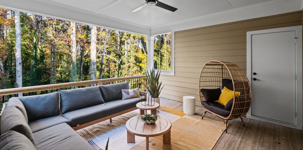 Exterior details of a home in Devin's Shire, Kennesaw (Image 6).