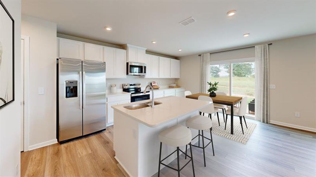 Enjoy a move-in ready home—complete with stainless steel appliances.