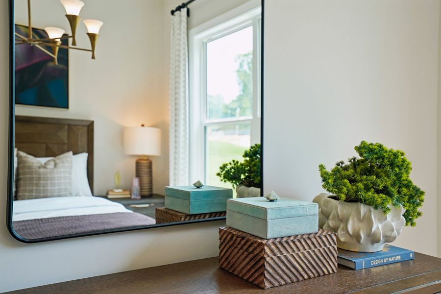 Furnished interior in a model home at Blue Run in Raleigh (Image 18).