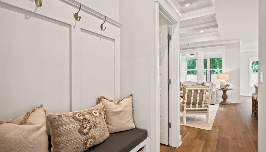 Furnished interior in a model home at Fowler Farms in Auburn (Image 49).