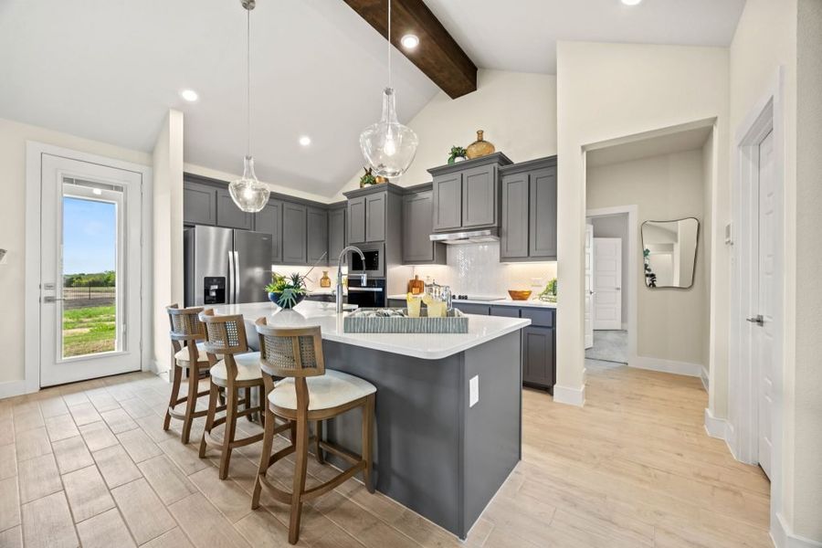 Furnished interior in a model home at Carrera Ranch in Waxahachie (Image 19). Furnished interior in a model home at Carrera Ranch in Waxahachie (Image 19).