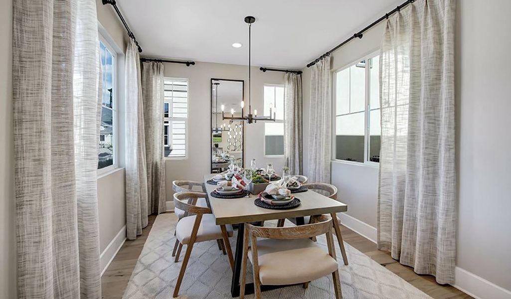 Furnished interior in a model home at Fusion at Avalon Crossing in Mesa (Image 9).