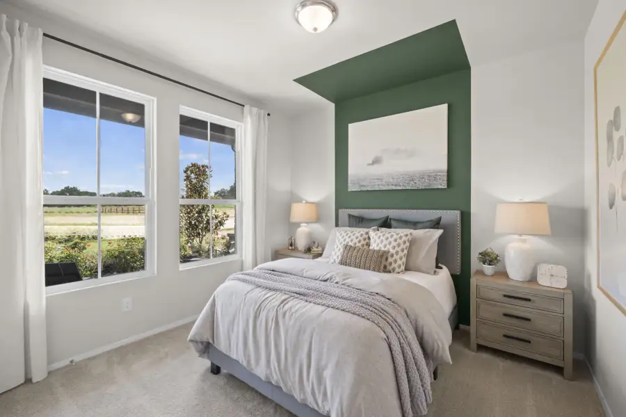 Furnished interior in a model home at Arcadia Ridge in San Antonio (Image 20).