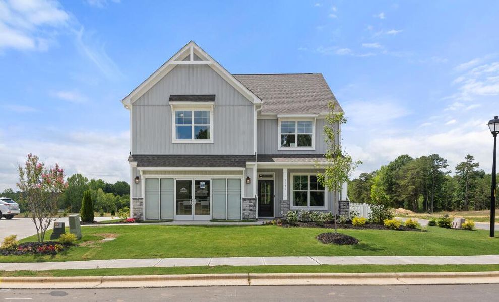 Front exterior of a home in the Hayes Village community, located in Greensboro, NC (Image 2).