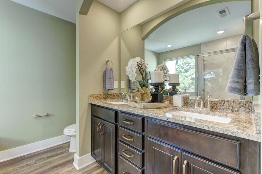 Furnished interior in a model home at Holden Village in Youngsville (Image 32).