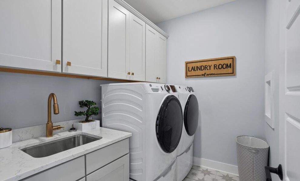 Furnished interior in a model home at The Enclave at Hidden Lake - 55+ Community in Youngsville (Image 16).