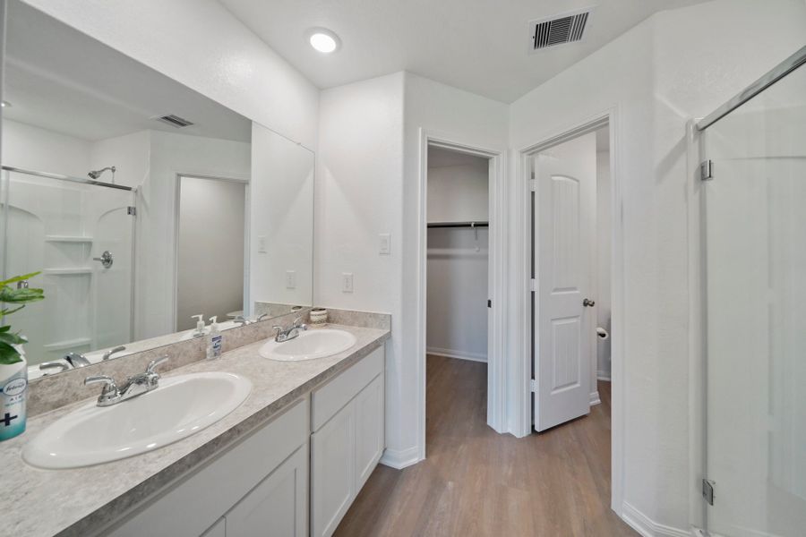 Sandrock Station Model Home - Primary Bathroom Sandrock Station Model Home - Primary Bathroom