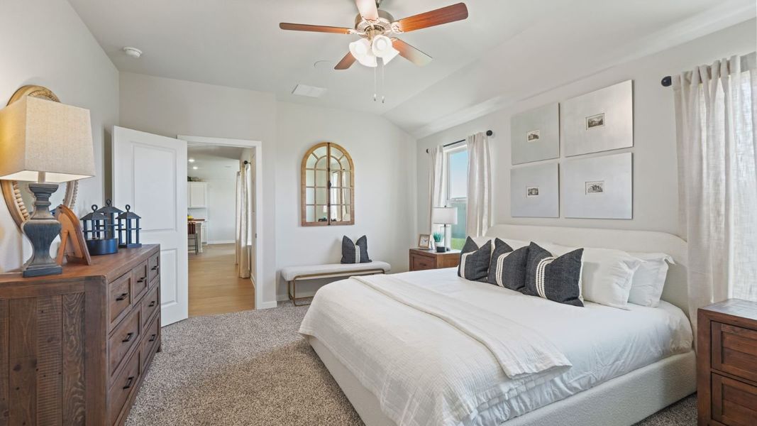 Furnished interior in a model home at Portland Village in Portland (Image 19).