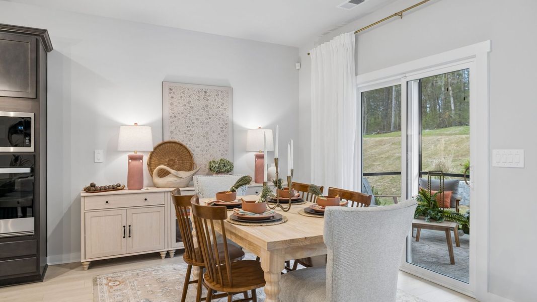 Furnished interior in a model home at Reserve at Hickory Ridge in Columbia (Image 30).