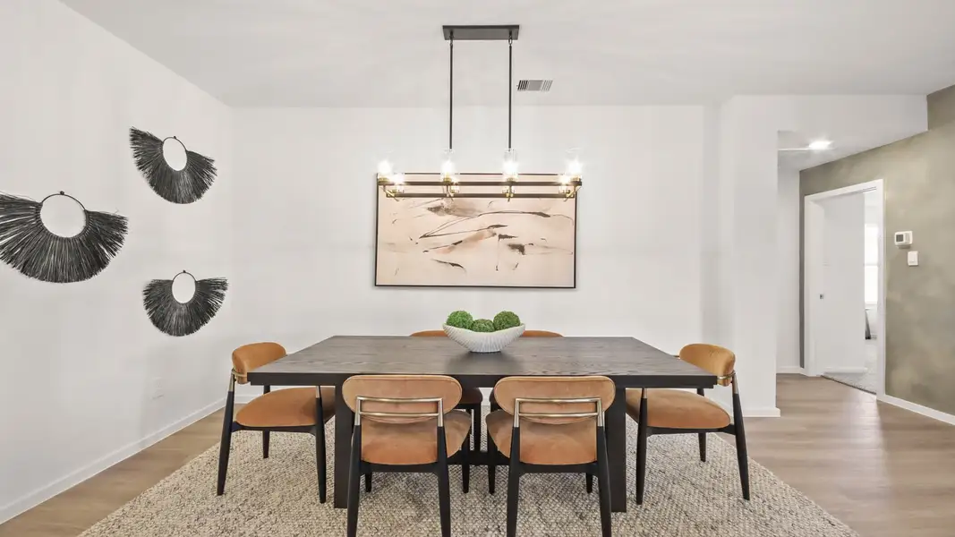 Furnished interior in a model home at Granger Pines in Conroe (Image 8).