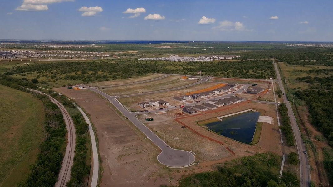 Site preparation and early development at Trails at Wildhorse in Austin, TX (Image 16).