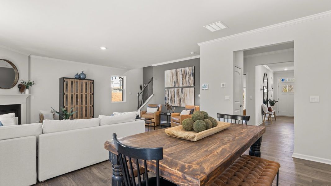 Furnished interior in a model home at Falcon Landing in Gainesville (Image 27).