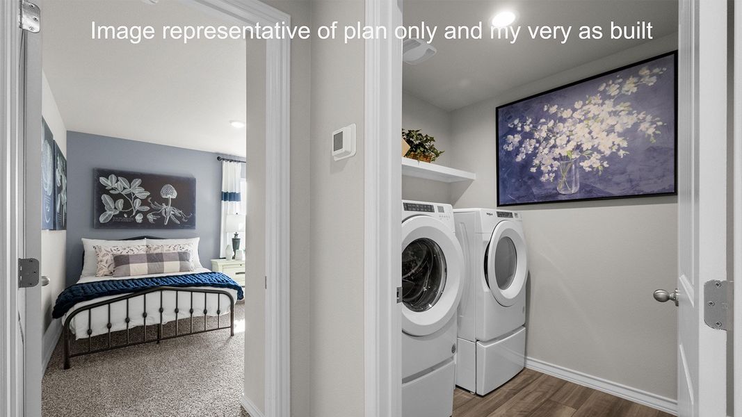 Furnished interior in a model home at Starlight Estates in Corpus Christi (Image 8).