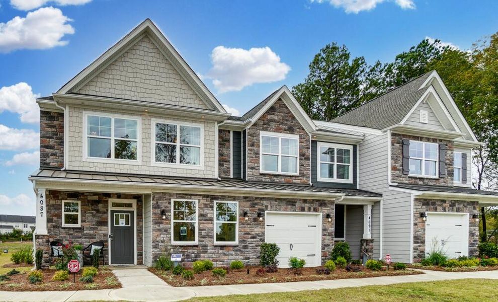 Front exterior of a home in the Pineview Glen Townhomes community, located in Durham, NC (Image 8). Front exterior of a home in the Pineview Glen Townhomes community, located in Durham, NC (Image 8).