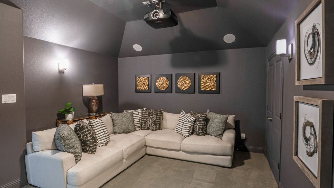 Furnished interior in a model home at Marine Creek Ranch in Fort Worth (Image 12).