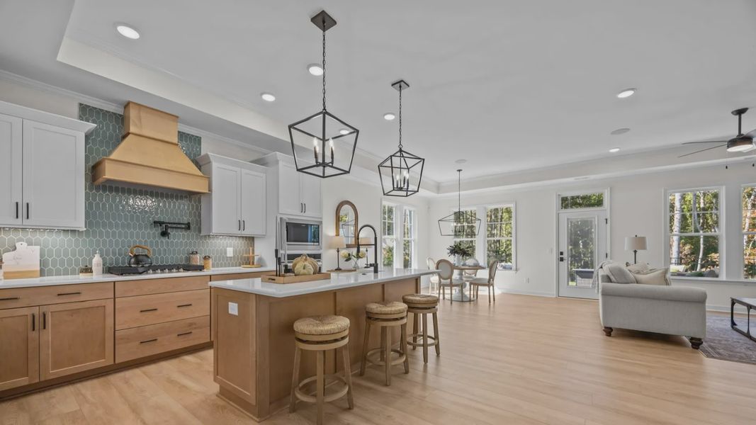 Furnished interior in a model home at Salem Brooke in Clemmons (Image 7). Furnished interior in a model home at Salem Brooke in Clemmons (Image 7).