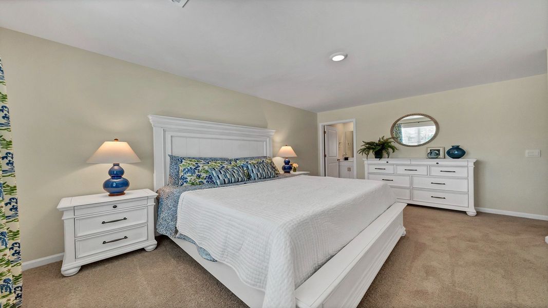 Furnished interior in a model home at Hunter's Branch Townhomes in Hopkins (Image 15).