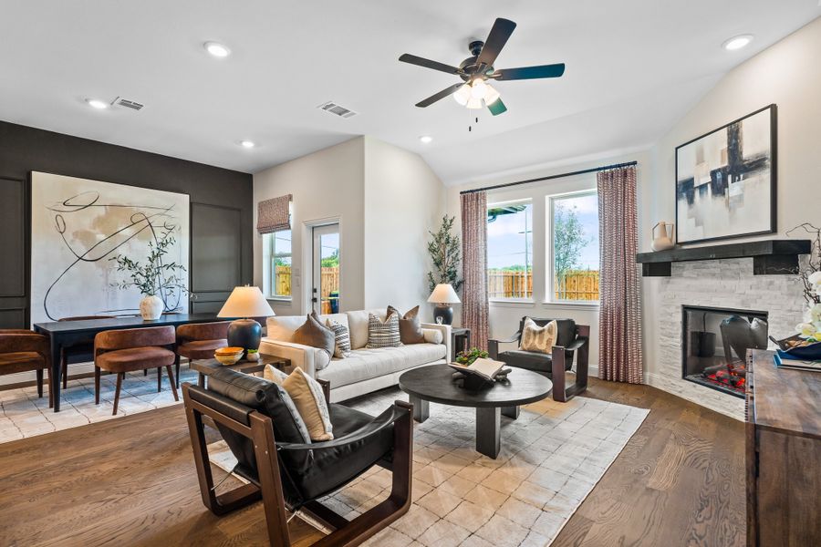 Furnished interior in a model home at Wildcat Ranch in Winters (Image 6).