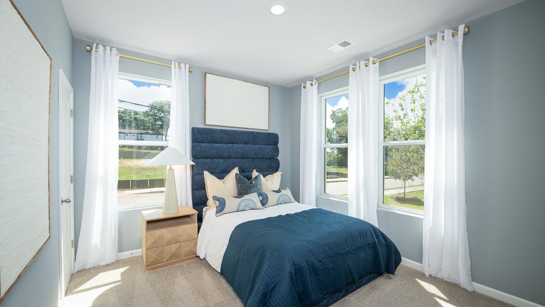 Furnished interior in a model home at Townes at Asbury in Atlanta (Image 31).