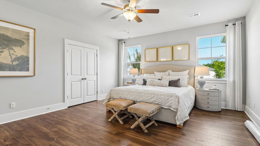 Furnished interior in a model home at Shell Pointe in Gilbert (Image 9).