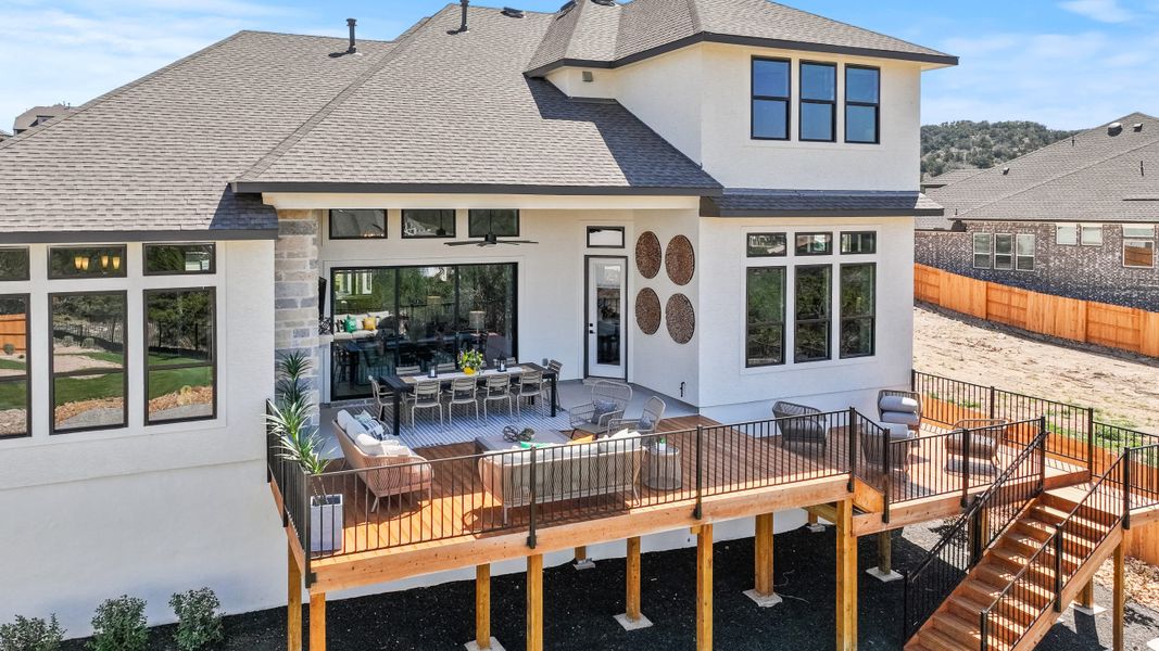 Front exterior of a home in the Sweetwater community, located in Austin, TX (Image 5).