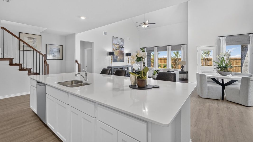 Furnished interior in a model home at Windchime in Celina (Image 10). Furnished interior in a model home at Windchime in Celina (Image 10).