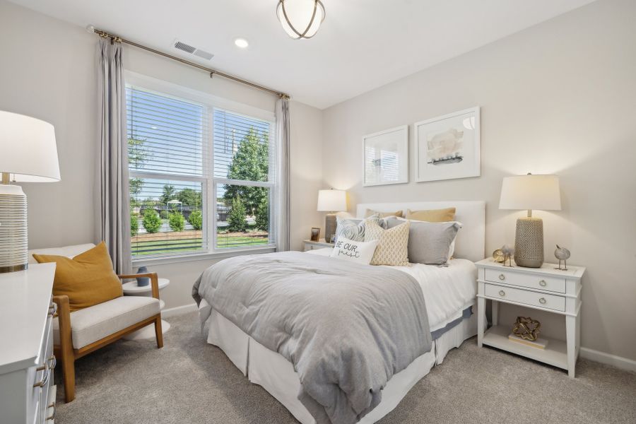 Furnished interior in a model home at Patterson Grove in Kings Mountain (Image 3).