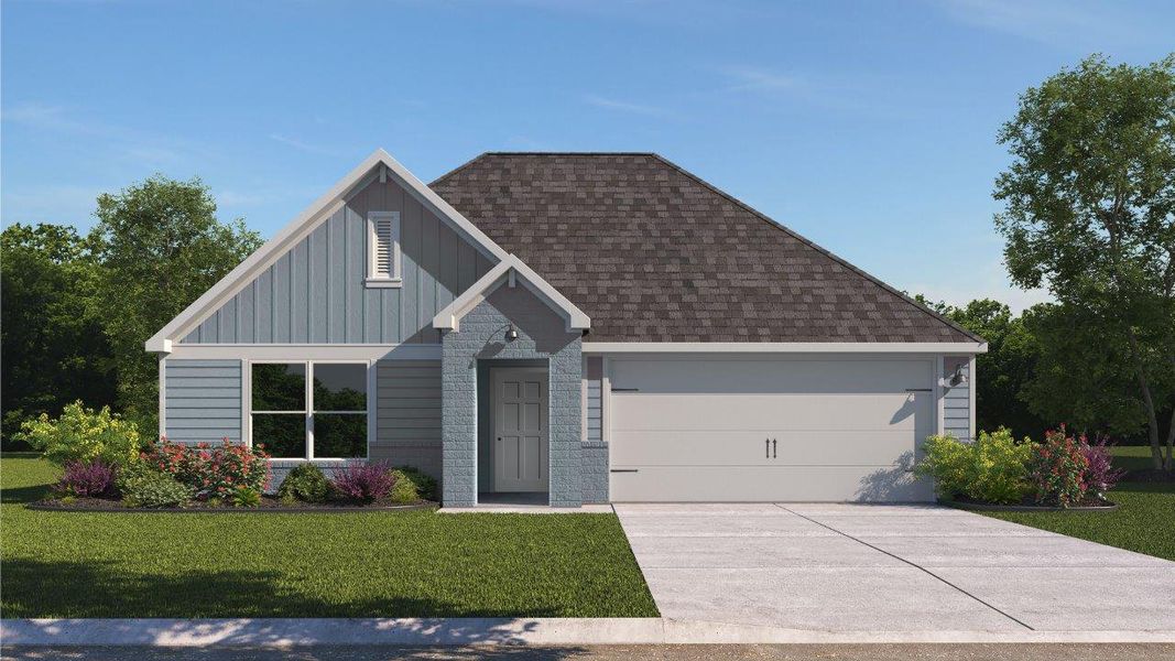 Front exterior of a home in the Dove Crossing community, located in Navasota, TX (Image 12).