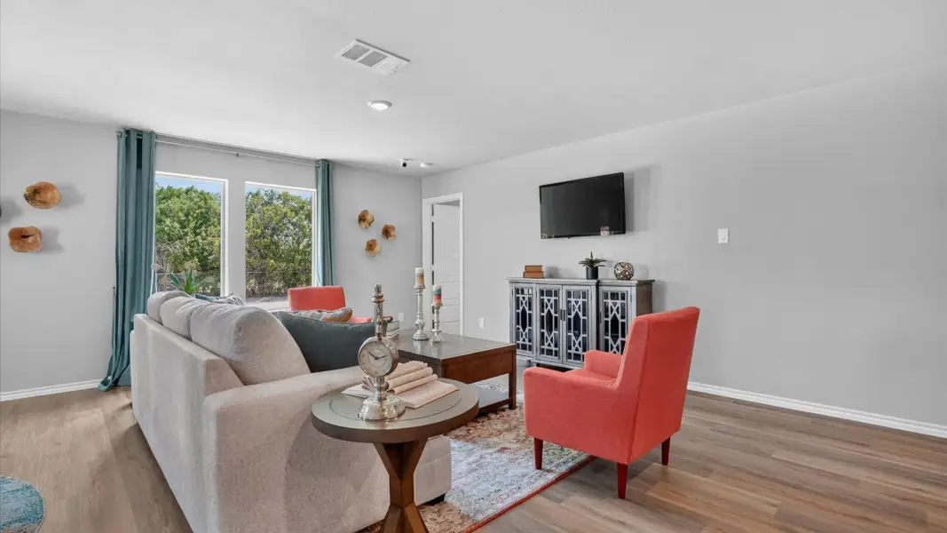 Furnished interior in a model home at Blackbird Estates in Mineral Wells (Image 15).