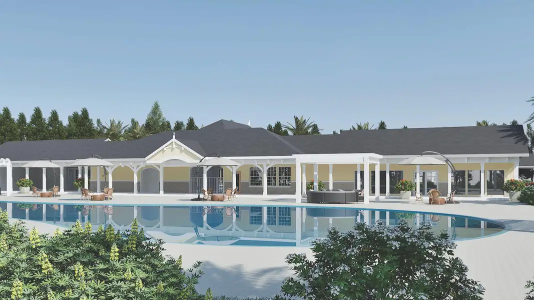 Front exterior of a home in the Somerset Bay community, located in Spring Hill, FL (Image 10).