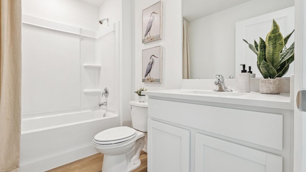 Furnished interior in a model home at Hernando County Spot Lots in Spring Hill (Image 19).