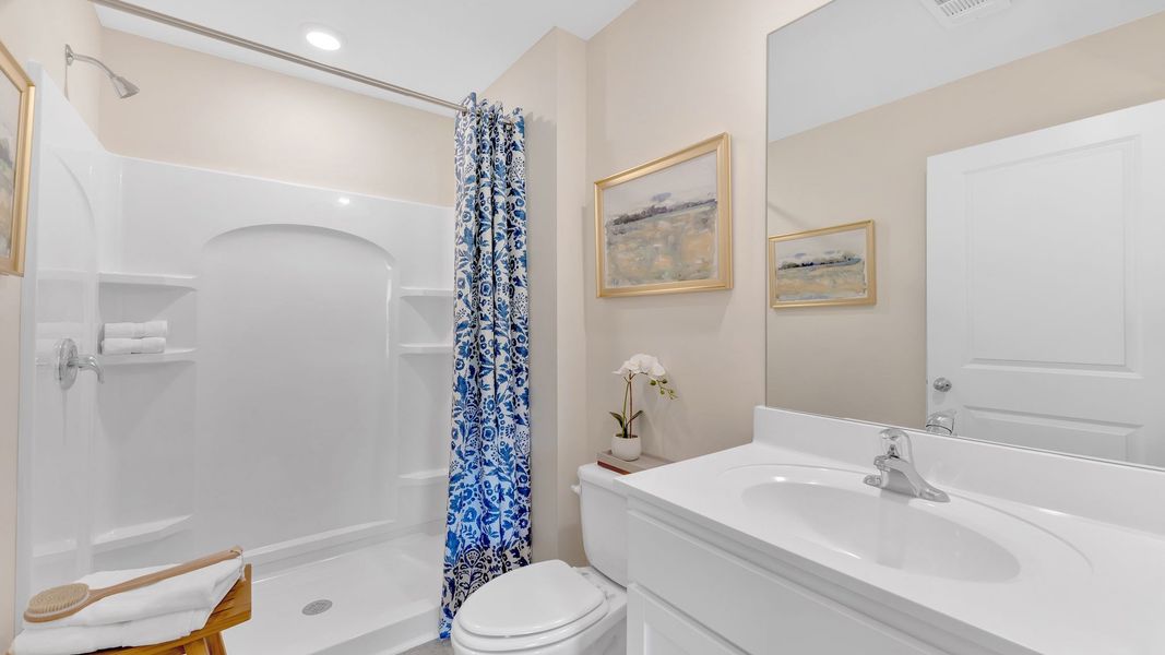 Furnished interior in a model home at Clearwater Springs in Johnson City (Image 12).