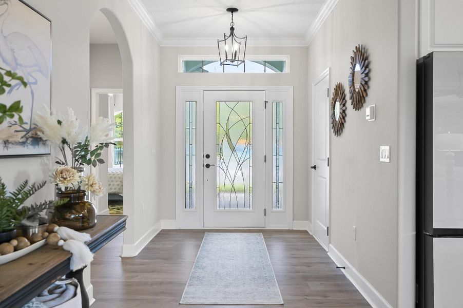 Furnished interior in a model home at Matanzas Cove in Palm Coast (Image 6). Furnished interior in a model home at Matanzas Cove in Palm Coast (Image 6).