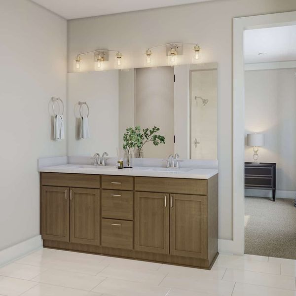 Furnished interior in a model home at Chatham Park in Pittsboro (Image 34).