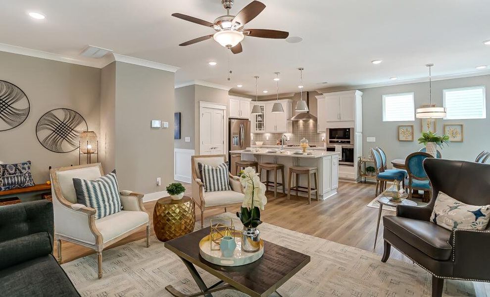 Furnished interior in a model home at Irby Glen in Spartanburg (Image 4).