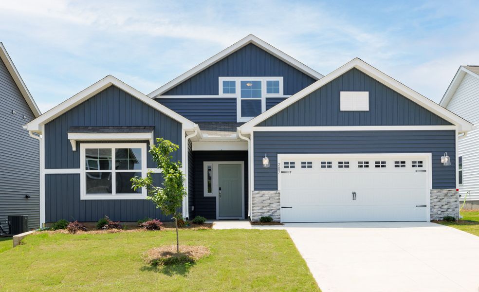 Front exterior of a home in the Holly Ridge community, located in Greenville, SC (Image 36).