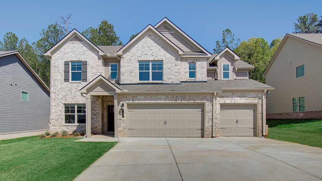 Front exterior of a home in the Ridgewater community, located in Loganville, GA (Image 3).