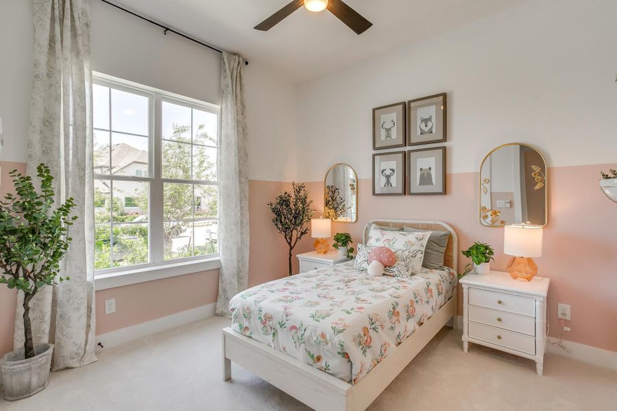 Furnished interior in a model home at Ten Mile Creek in Celina (Image 51).