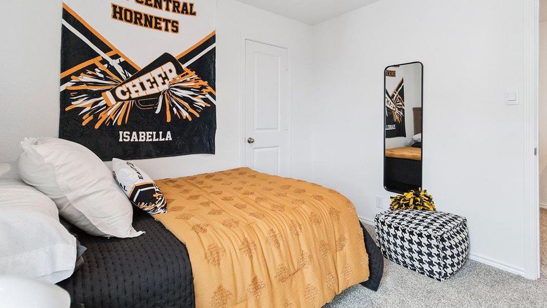 Furnished interior in a model home at Blue Ridge Ranch in San Antonio (Image 26).