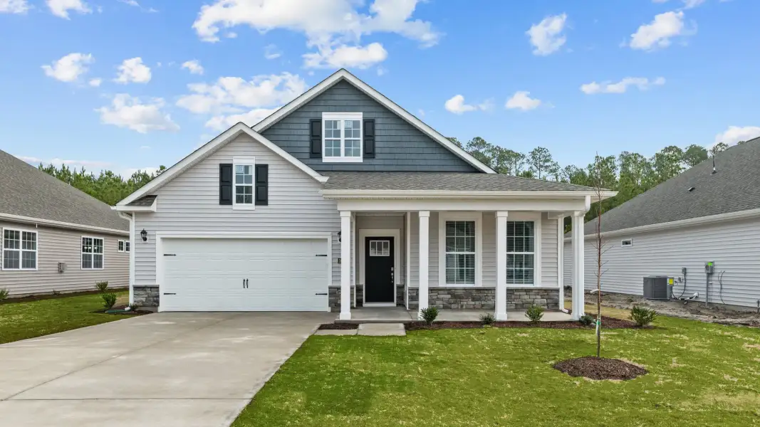 Front exterior of a home in the Chambray community, located in New Bern, NC (Image 3).