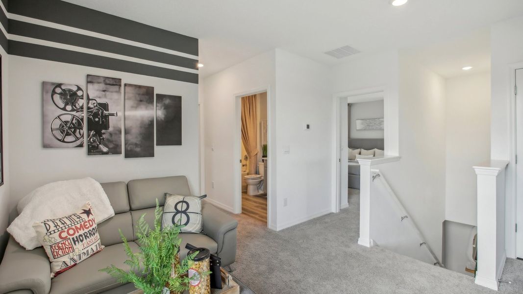 Furnished interior in a model home at Berry Bay in Wimauma (Image 31).