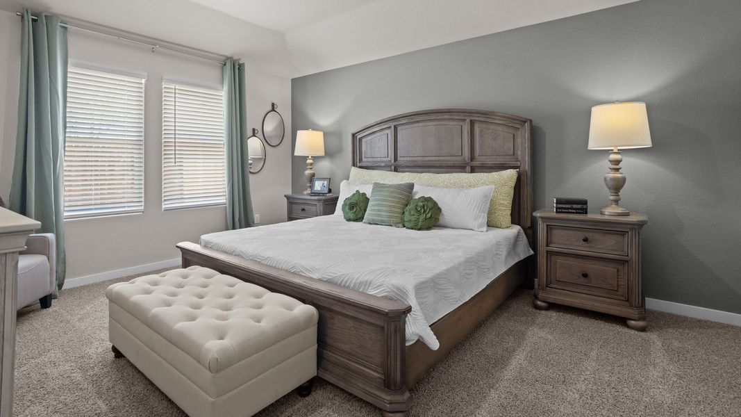 Furnished interior in a model home at Hampton Hills in Abilene (Image 13).