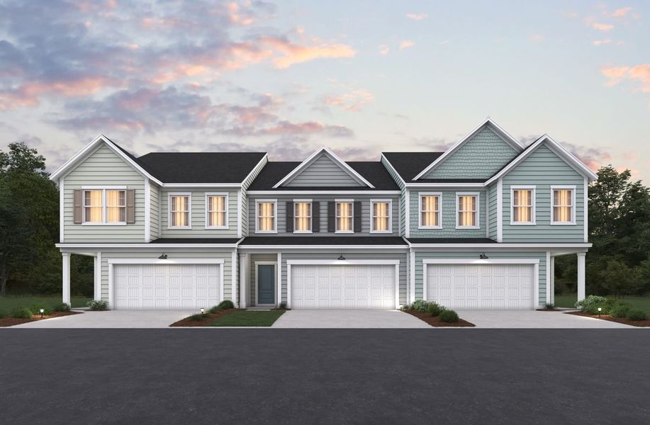 Front exterior of a home in the Ashley Walk Townes community, located in Charleston, SC (Image 2).