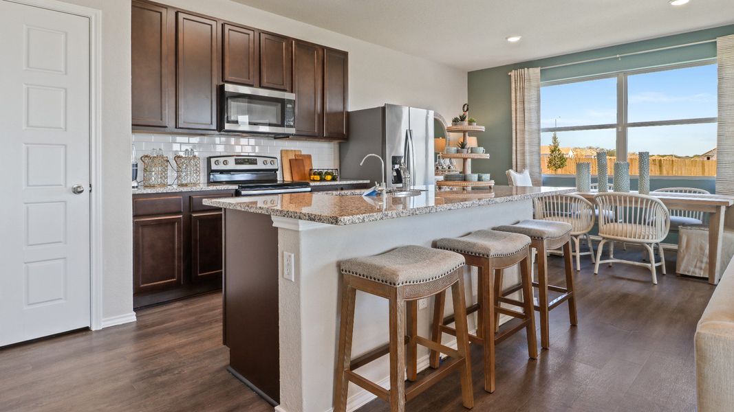 Somerset Trails Model Home Kitchen