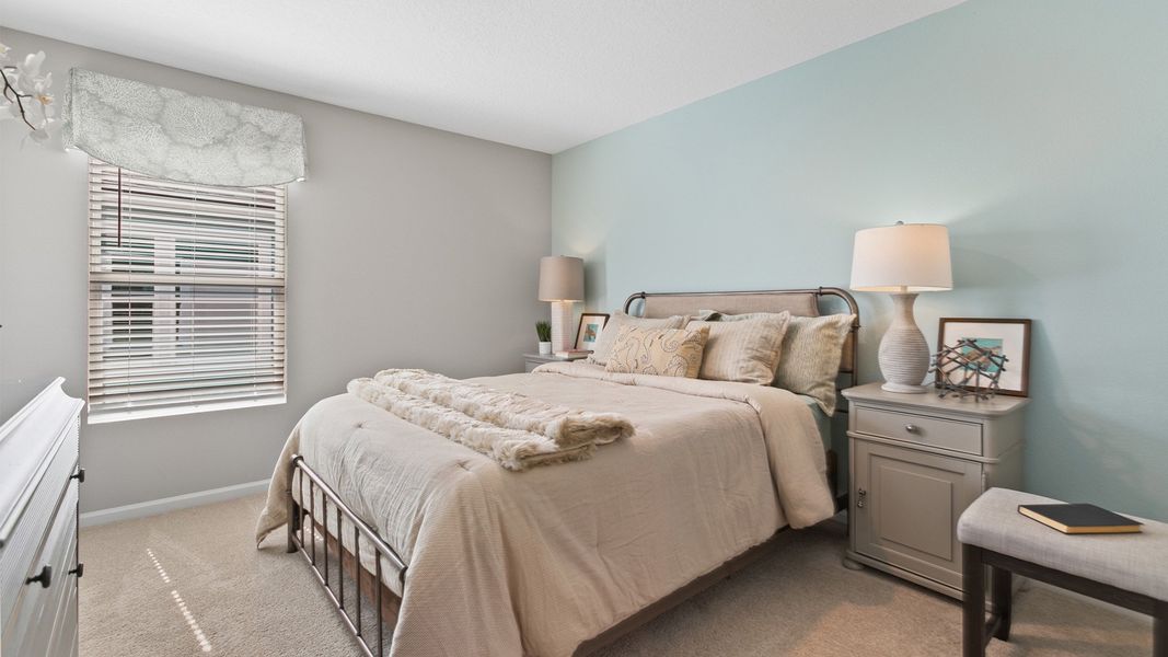 Furnished interior in a model home at American Village in Palm Coast (Image 11). Furnished interior in a model home at American Village in Palm Coast (Image 11).